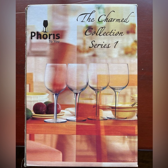 RARE! Exclusive wine glass stemware collection set NIB - Picture 5 of 6